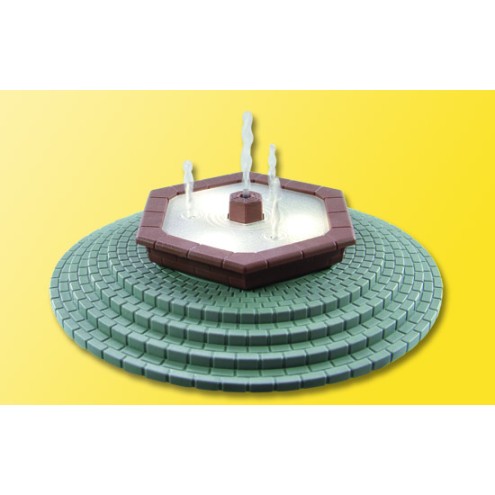 Viessmann 1316 - H0 Mehrstrahliger Zierbrunnen mit LED-Beleuchtung