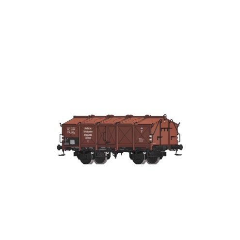 Brawa 50539 - H0 Klappdeckelwagen K Wuppertal DRG, II