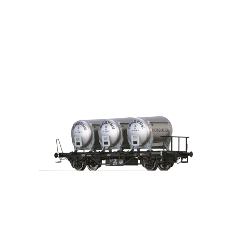 Brawa 50606 - Behältertragwagen BTs 30 der DB, mit Ddikr 621 "Von Haus zu Haus"