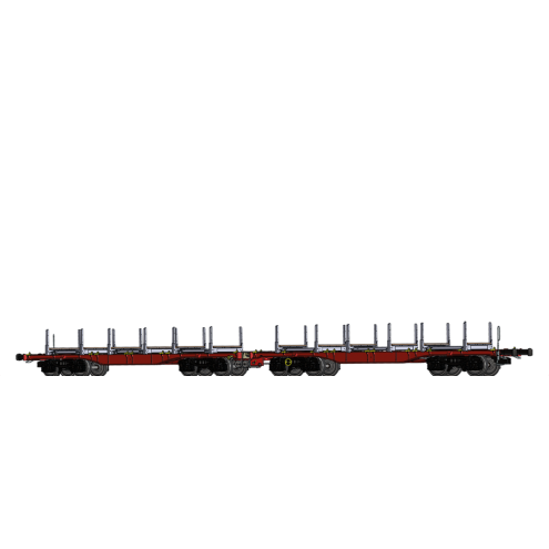 Brawa 50666 - H0 Drehgestellflachwagen Sggrrs der VTG