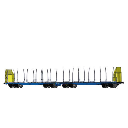 Brawa 50668 - H0 Drehgestellflachwagen Sggmmrrs der InnoFreight