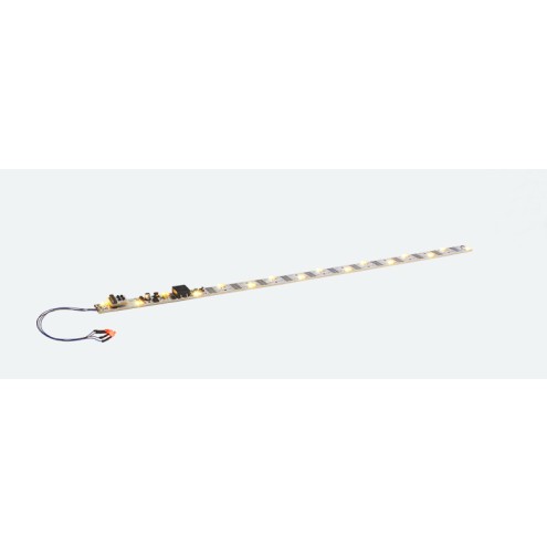 ESU 50703 - Innenbeleuchtungs-Set mit Schlusslicht, 380mm, 32 LEDs, „Weiss / Gelb“, PowerPack, Spur 0, G, I