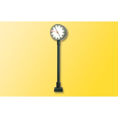 Viessmann 50801 - H0 Beleuchtete Bahnsteiguhr, Kontaktstecksockel, LED weiß