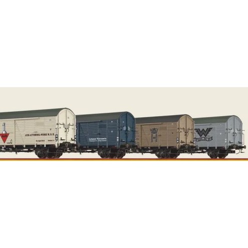 Brawa 50943 - H0 SET Automarken AUDI AC [4]
