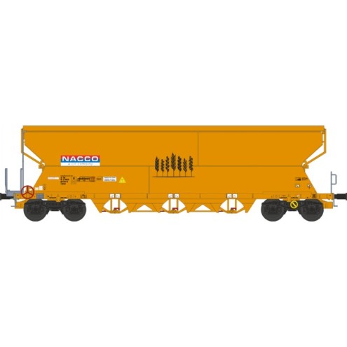 Nme 511630 - Getreidewagen Tagnpps 101m³, 'OT-LOGISTICS', gelb