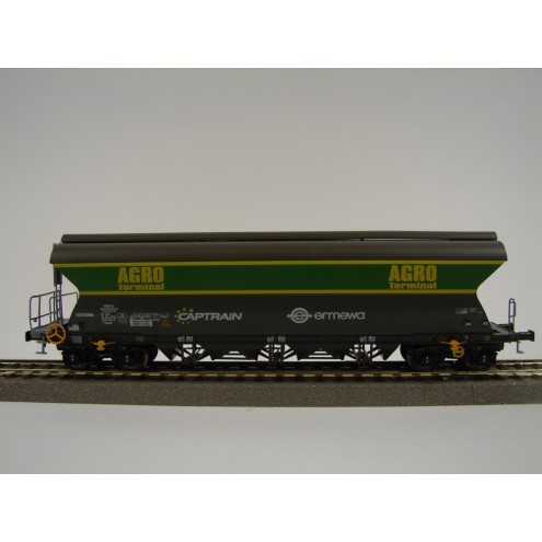 NME 512659 - Getr.wag. Tagnpps 101m³ "AGRO", dkl.grau, geänd. Wag.nr.