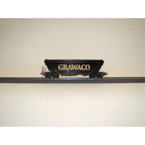 Nme 513652 - Getreidewagen Uagpps 80m³ GRAWACO, schwarz, AC