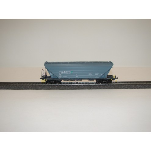 Nme 513663 - Getreidewagen Uagpps 80m³ RAILCO, grau, geänd. Wag.nr., AC