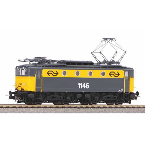 Piko 51378 - E-Lok/Sound Rh 1100 grau gelb NS IV + PluX22 Dec.