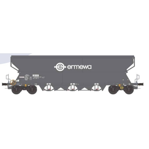 NME 514656 - Getr.wag. Tagnpps 101m³ "ERMEWA", dkl.grau, geänd. Wag.nr., AC