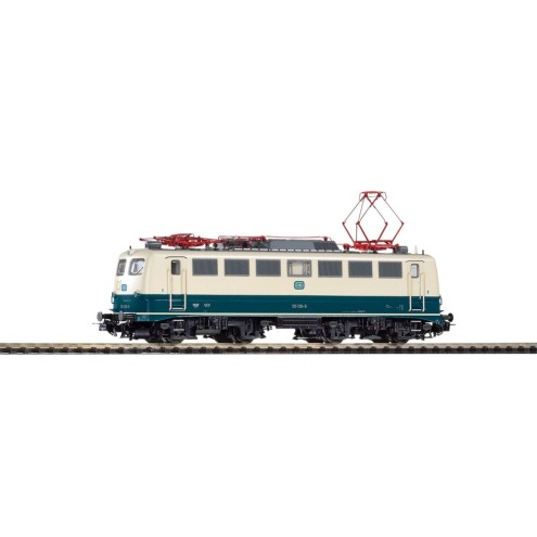 Piko 51737 - ~E-Lok BR 110 DB IV, blau-beige + PluX22 Dec.