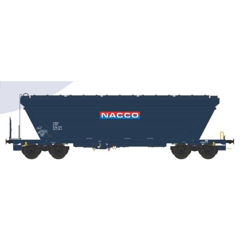 NME 517660 - Getreidesilowagen Uagpps 80m³ "NACCO", blau, AC
