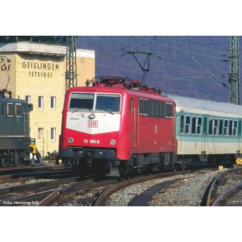 Piko 51857 - E-Lok 111 orientrot DB AG V + DSS PluX22