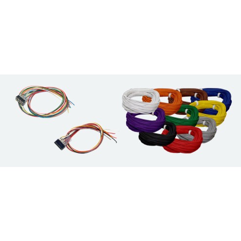 ESU 51940 - Hochflexibles Kabel, Durchmesser 0.5mm, weiß