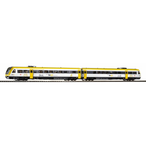 Piko 52207 - ~Dieseltriebwagen BR 612 bwegt VI + 8pol. Dec.