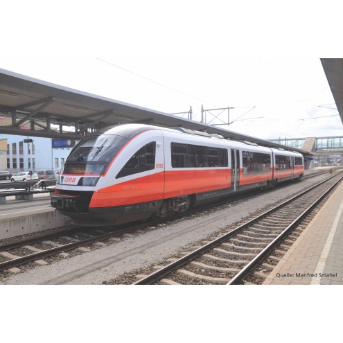Piko 52284 - ~Dieseltriebwg./Sound Desiro neues Design ÖBB VI + 8pol. Dec.