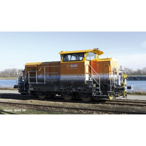 Piko 52657 - ~Diesellok Vossloh G6 "BASF" VI + PluX22 Dec.