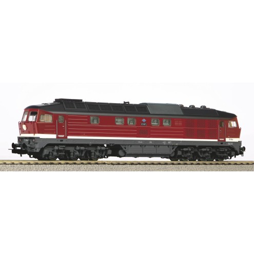 Piko 52910 - Diesellok BR 132 schmaler Streifen DR IV + DSS PluX22