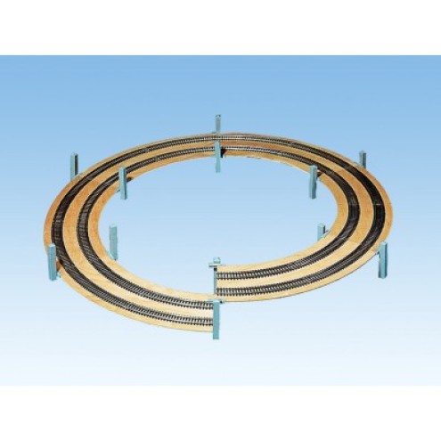 Noch 53127 - LAGGIES Gleiswendel-Komplettbausatz, Aufbaukreis, Gleisradius 329/362 mm, 1- oder 2-gleisig