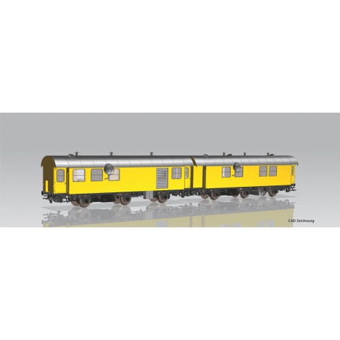 Piko 55918 - XP-2er Set Wohn-/Werkstattwg. 3yg Bahnbau DB AG VI