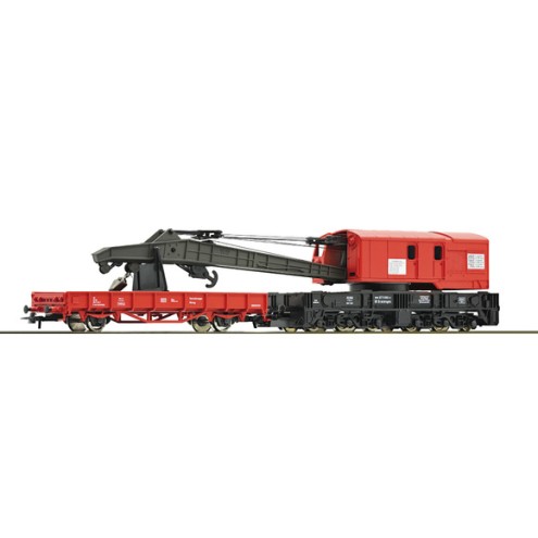 Roco 56240 - Kranwagen mit Schutzwagen, DB AG