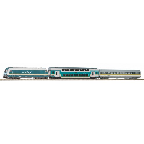 Piko 57139 - S-Set Alex Herkules + 1x Doppelstock + 1x Personenwg. A-Gleis & B VI