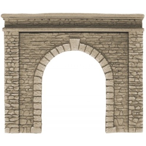Noch 58061 - Tunnel-Portal, 1-gleisig, 15 x 12,5 cm