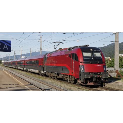 Piko 58132 - ~Zugset Railjet Rh1216 + 3 Wagen ÖBB V
