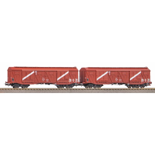 Piko 58233 - 2er Set ged. Güterwagen 401Ka Gags-tx PKP Ep.IV