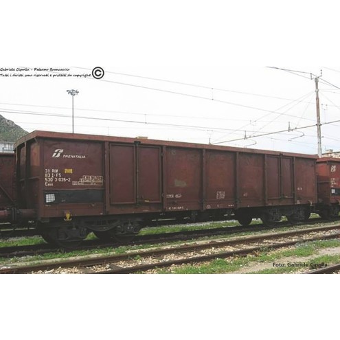 Piko 58238 - 2er Set Off. Güterwg. Eas FS V mit Sandbeladung