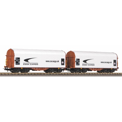 Piko 58258 - 2er Set Schiebeplanenwg ZSSK VI