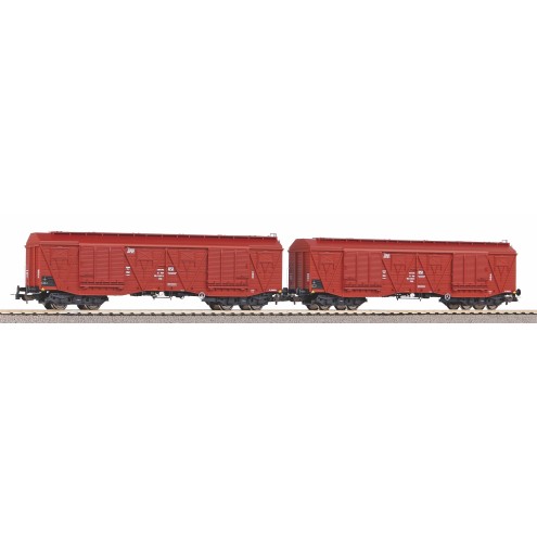 Piko 58259 - 2er Set Großraumgüterwg. 401Ka Gags, PKP Ep. V