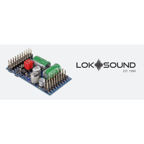 ESU 58315 - LokSound 5 L DCC/MM/SX/M4 "Leerdecoder", Stiftleiste mit Adapter, Retail, Spurweite: 0