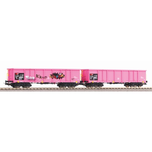 Piko 58393 - 2er Set Eaos SBB, ein Wg. mit Graffiti VI