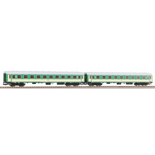 Piko 58395 - 2er Set Personenwagen 111A PKP Ep. V