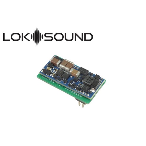 ESU 58914 - LokSound 5 Nano DCC "Leerdecoder", PluX16, Retail, mit Lautsprecher 11x15mm, Spurweite: N, TT, H0