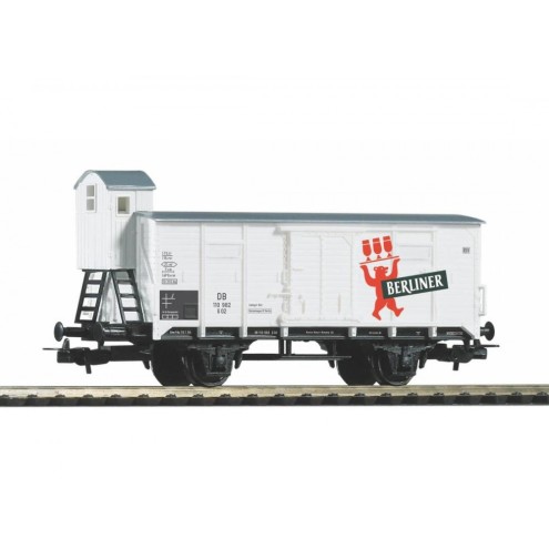 Piko 58925 - Ged. Güterwagen G02 "Berliner Pilsner" DR III m. Bh.