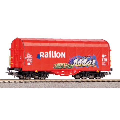 Piko 58981 - Schiebeplanenwg. Railion NS mit Graffiti V