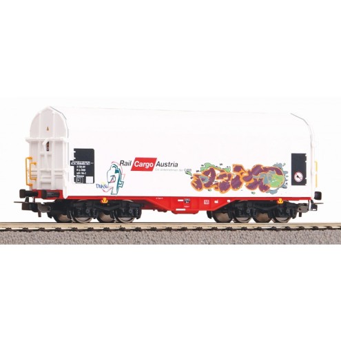 Piko 58982 - Schiebeplanenwg. Rail Cargo Austria VI mit Graffiti