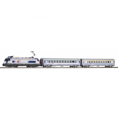 Piko 59024 - SmartControl light Start-Set PKP Taurus IC mit 2 Wagen A-Gleis mit Bettung V