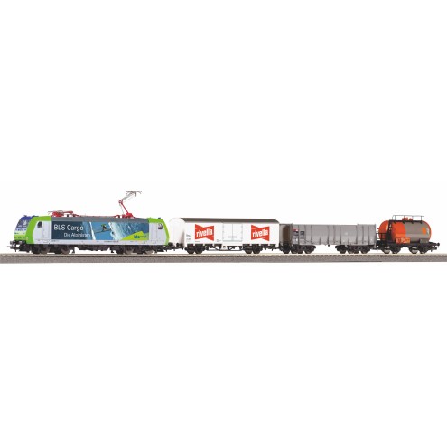 Piko 59028 - SmartControl light S-Set Güterzug BLS Re 485 + 3 Wg. A-Gleis & B VI