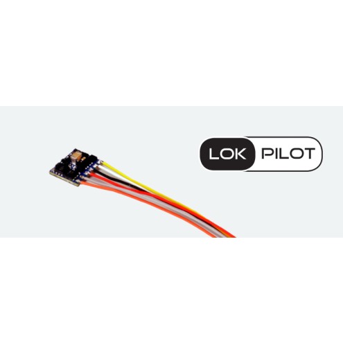 ESU 59110 - LokPilot 5 FX micro DCC/MM/SX, 8-pin NEM652, Spurweite N, TT