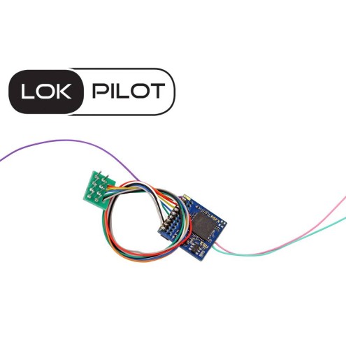 ESU 59210 - LokPilot 5 Fx DCC/MM/SX, 8-pin NEM652, Spurweite H0, 0