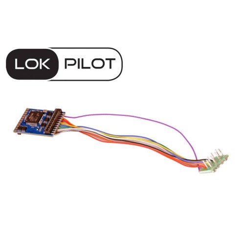 ESU 59610 - LokPilot 5 DCC/MM/SX/M4, 8-pin NEM652, Spurweite H0 ,0