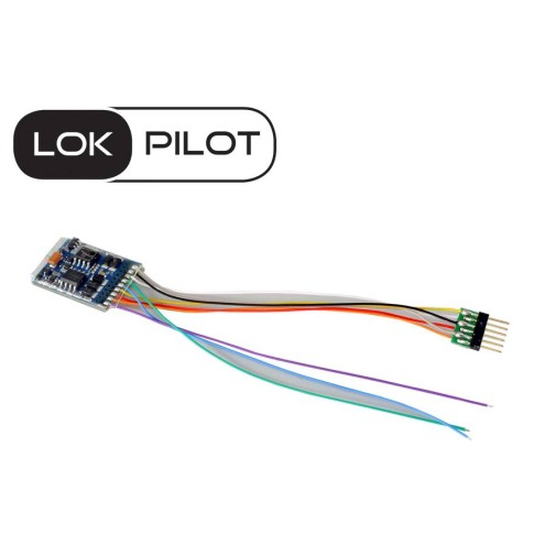 ESU 59616 - LokPilot 5 DCC/MM/SX/M4, 6-pin NEM651, Spurweite H0 ,0