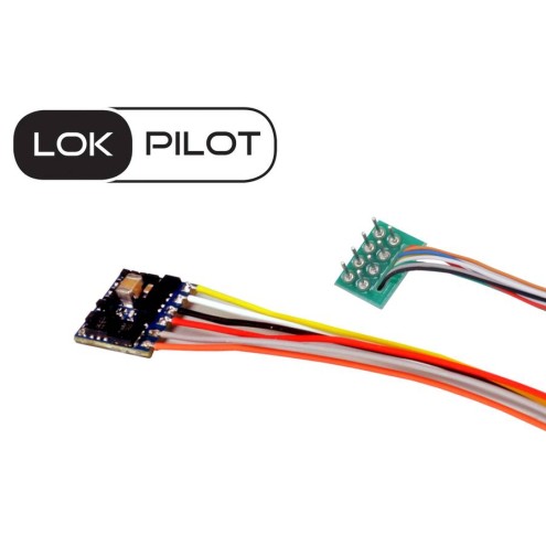 ESU 59810 - LokPilot 5 micro DCC/MM/SX, 8-pin NEM652, Spurweite N, TT