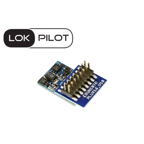 ESU 59814 - LokPilot 5 micro DCC/MM/SX/M4, PluX16, Spurweite N, TT