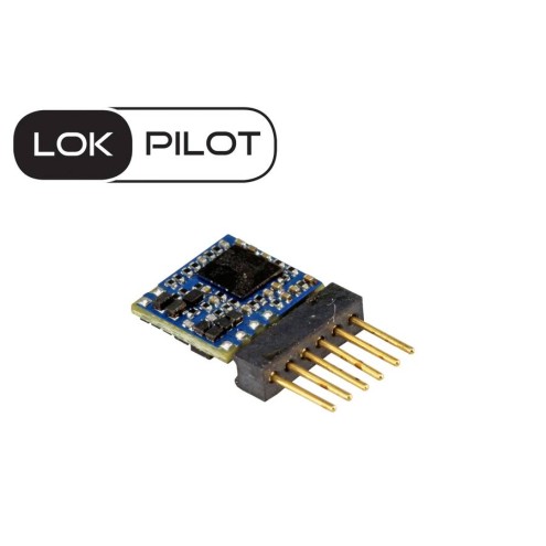 ESU 59827 - LokPilot 5 micro DCC, 6-pin Direkt, Spurweite N, TT