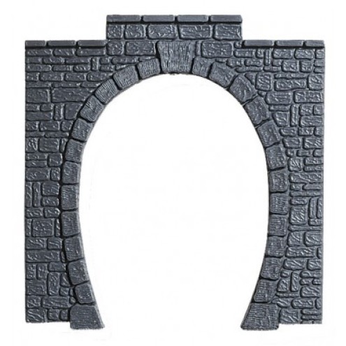 Noch 60010 - Tunnel-Portal Kunststoff, 1-gleisig, 11 x 11 cm