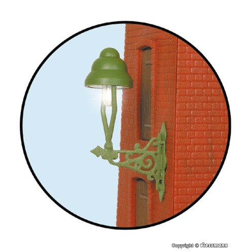 Viessmann 6013 - H0 Gas-Wandlaterne Höhe: 16 mm
